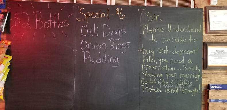 AJ's Bar and Grill - Brussels, IL menu_pic