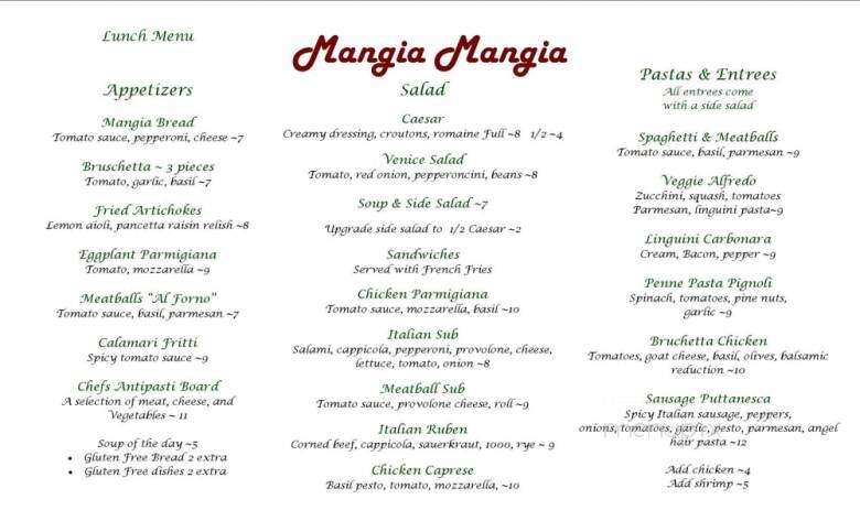 Mangia Mangia - Woodland Park, CO