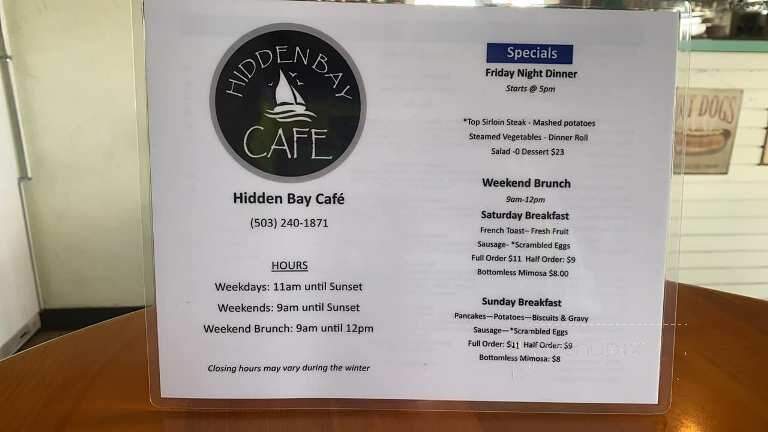 Hidden Bay Cafe - Portland, OR