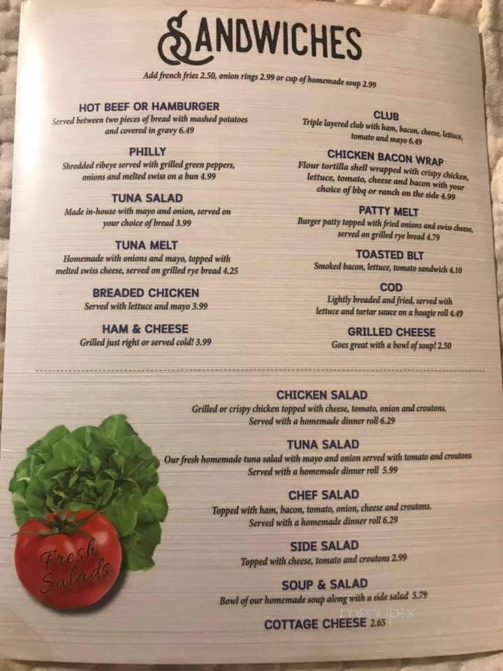 Walt's Restaurant - Caseville, MI menu_pic