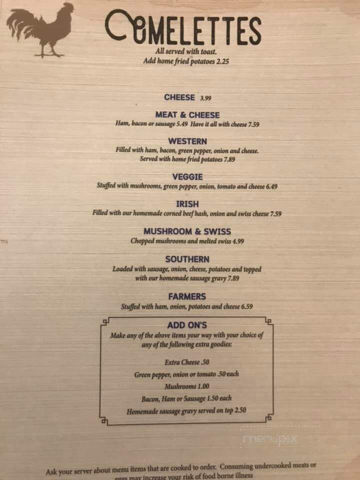 Walt's Restaurant - Caseville, MI menu_pic