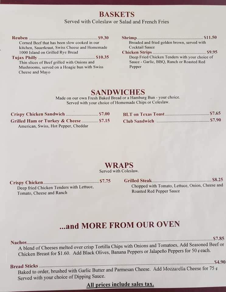 Tujax Pizza - Delton, MI menu_pic