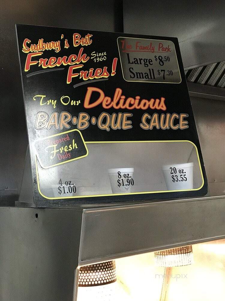 Deluxe Hamburgers - Sudbury, ON menu_pic