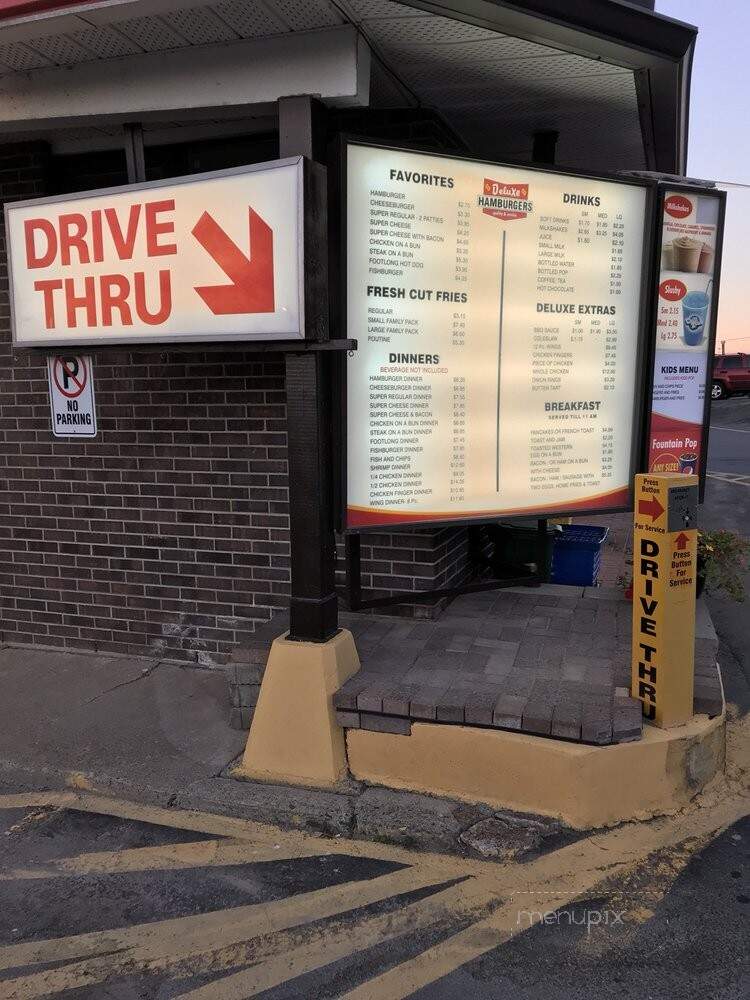 Deluxe Hamburgers - Sudbury, ON menu_pic