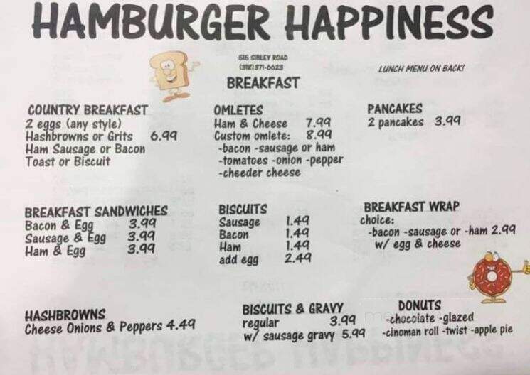 Hamburger Happiness - Minden, LA menu_pic