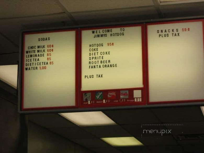 Jimmy's Hot Dogs - Easton, PA menu_pic