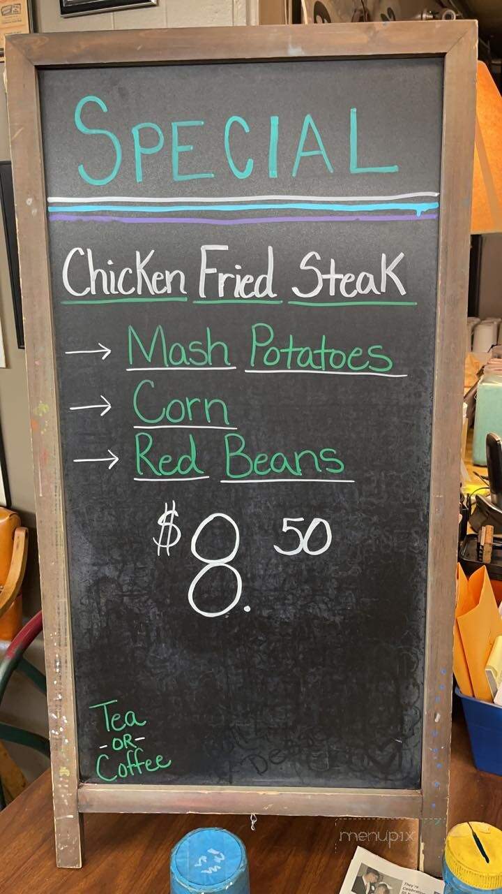 Jean's Feed Barn - Cross Plains, TX menu_pic