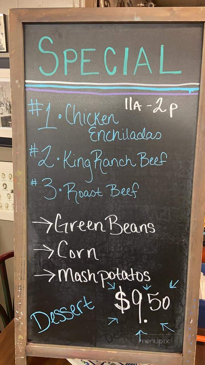 Jean's Feed Barn - Cross Plains, TX menu_pic