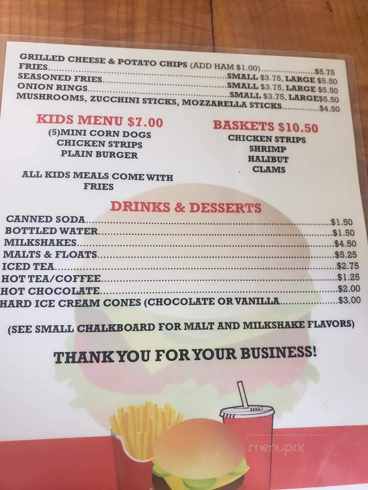 Burger Barn - Darrington, WA menu_pic