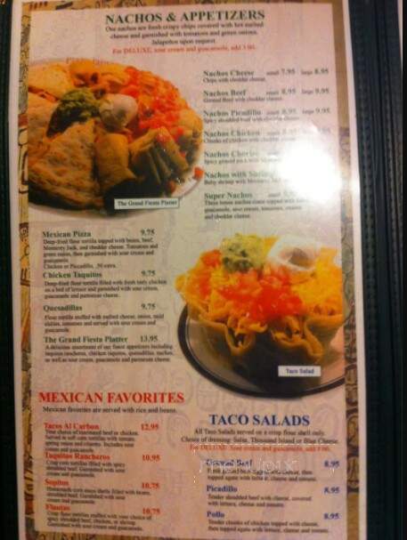 Jalisco Plaza - Napavine, WA menu_pic