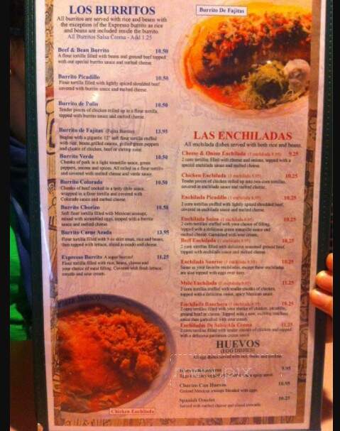Jalisco Plaza - Napavine, WA menu_pic