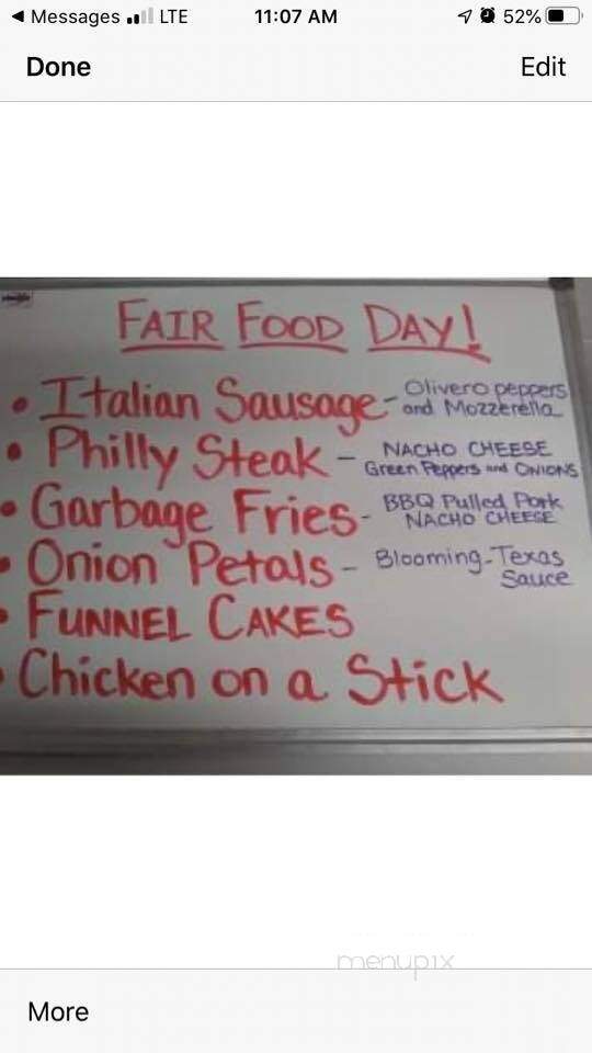 Valley Diner - Pine Grove, WV menu_pic