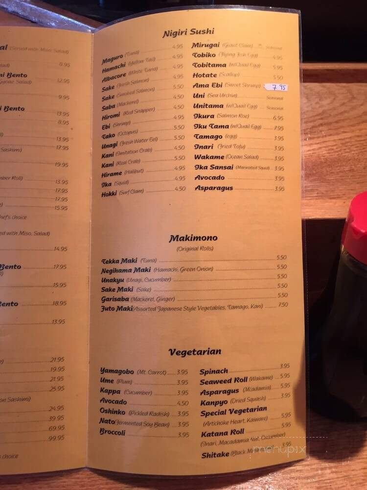 Yokohama - Los Gatos, CA menu_pic