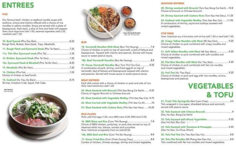 Sea Restaurant - Brockport, NY menu_pic