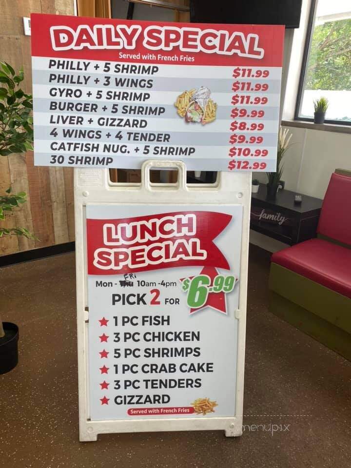 Tasty Seafood Chicken & Subs - Jacksonville, FL menu_pic