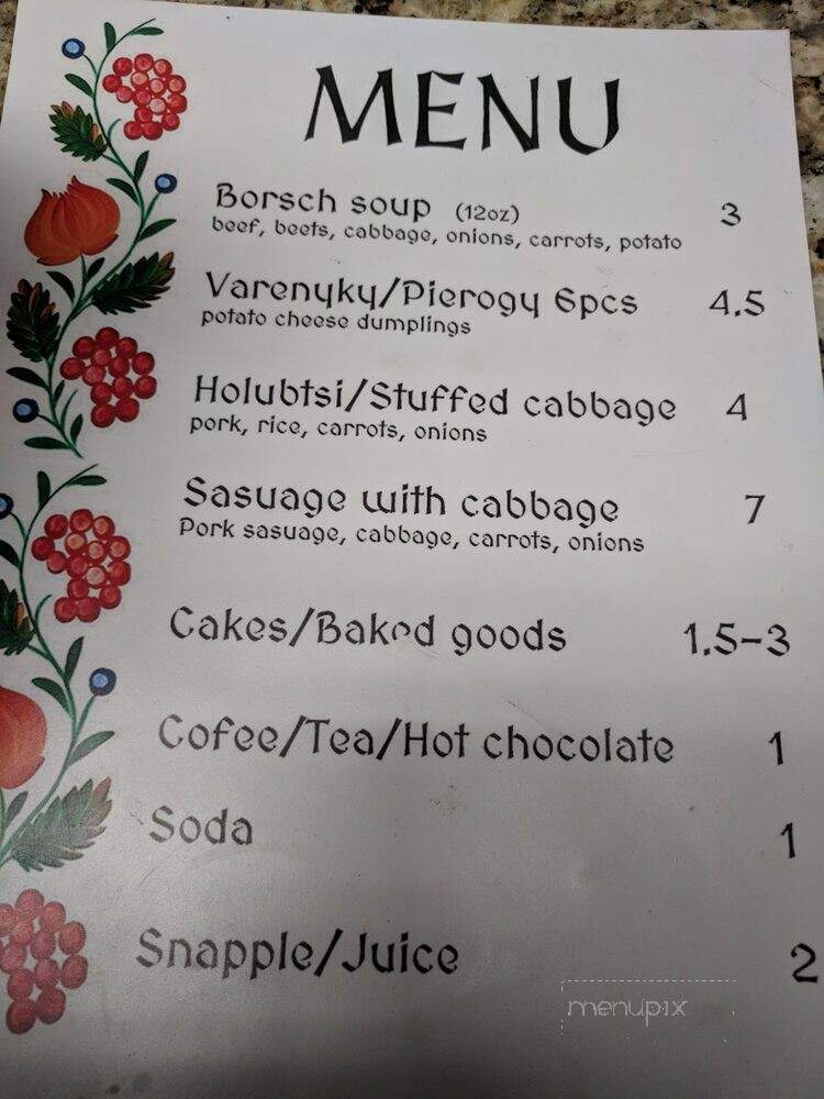 Streecha Ukrainian Kitchen - New York, NY menu_pic