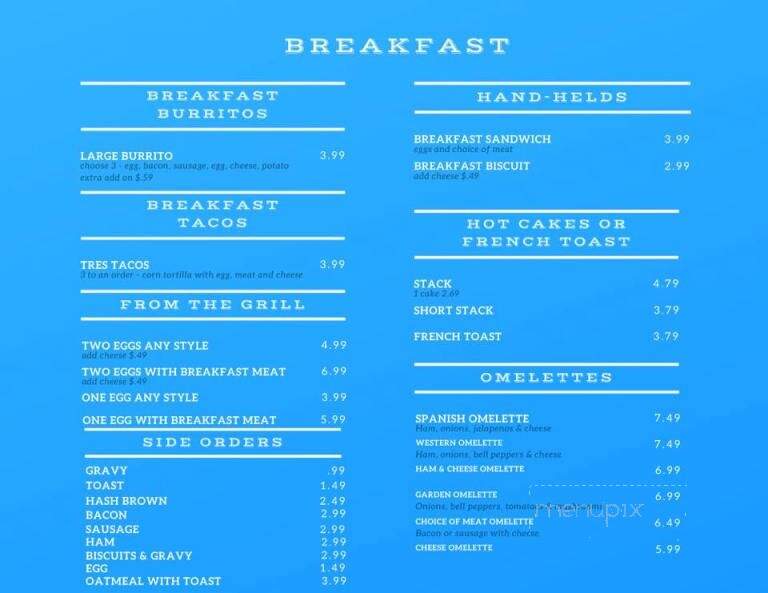 Noemi's Place - Levelland, TX menu_pic
