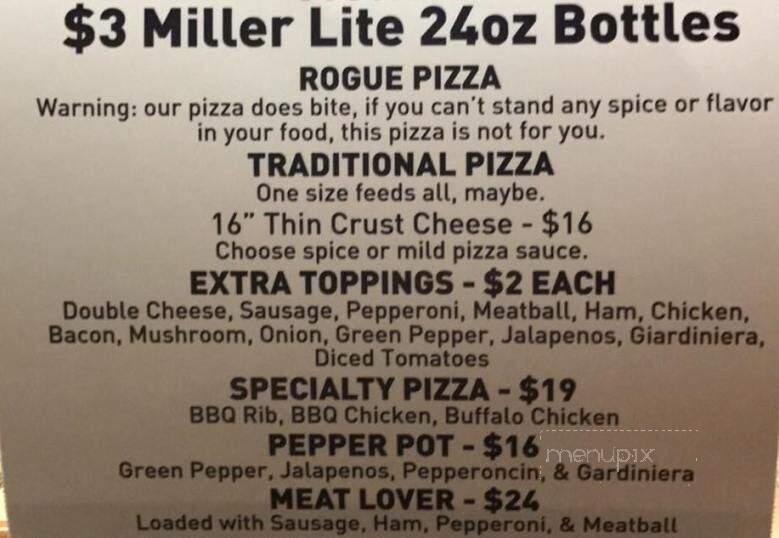 The Registry Bar & Grill - Crown Point, IN menu_pic