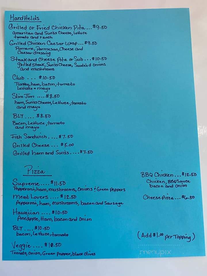 J & L Crescent Lake Inn - Waterford, MI menu_pic