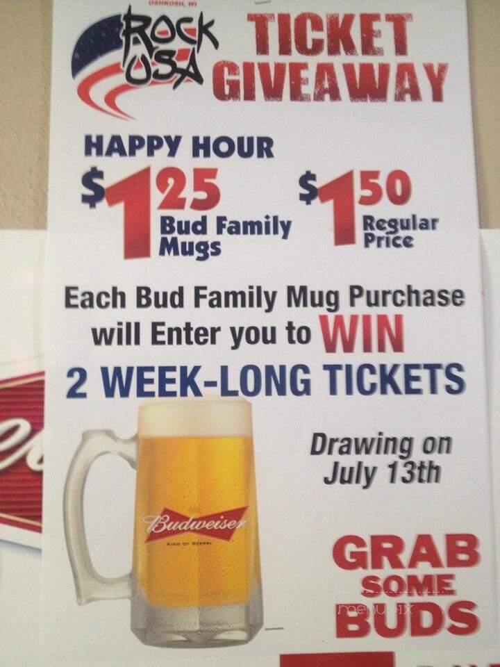 Bubba's Pub - Menasha, WI menu_pic