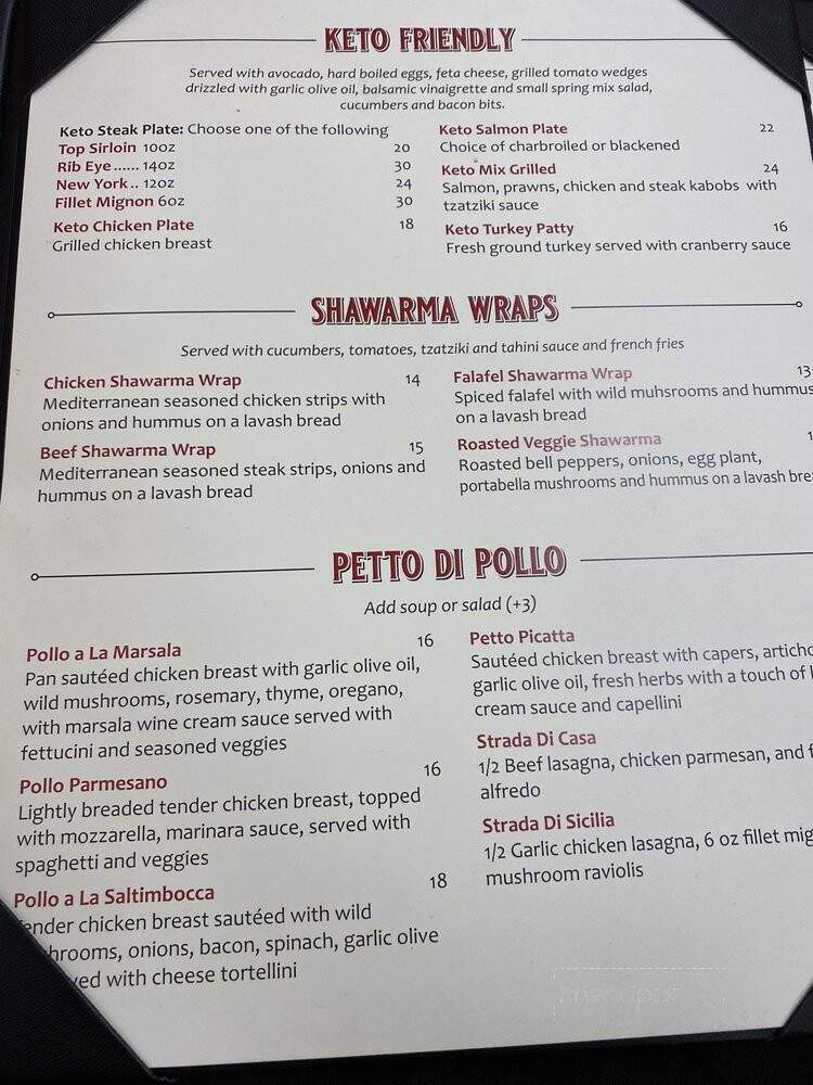 La Bruchetta Rustica - Prunedale, CA menu_pic