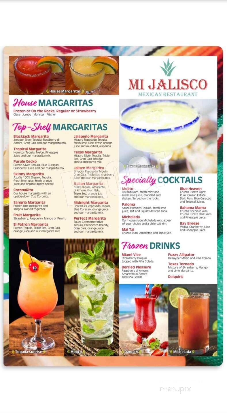 Mi Jalisco Mexican Restaurant - Melbourne, FL menu_pic