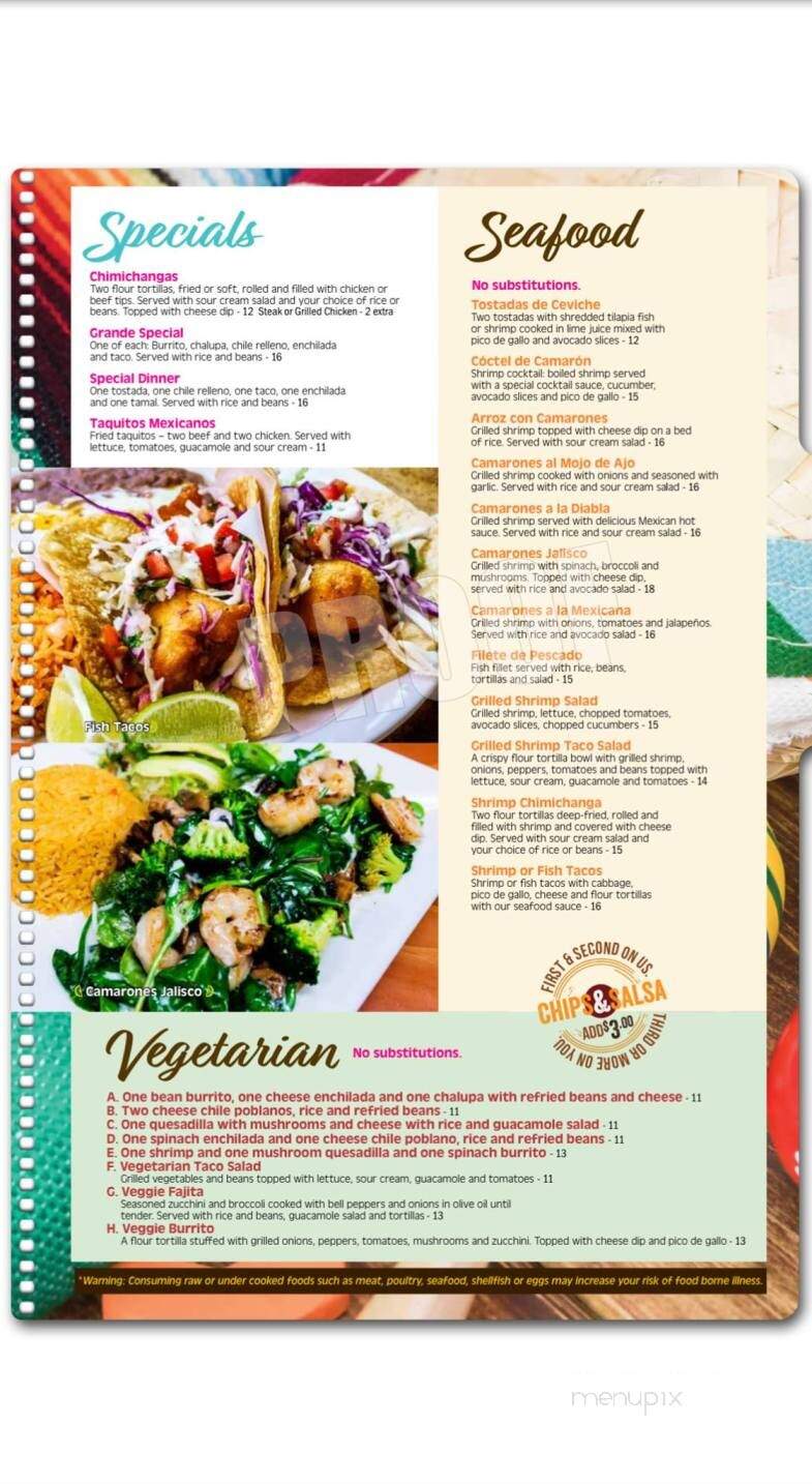 Mi Jalisco Mexican Restaurant - Melbourne, FL menu_pic