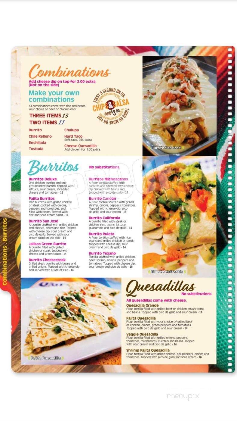 Mi Jalisco Mexican Restaurant - Melbourne, FL menu_pic