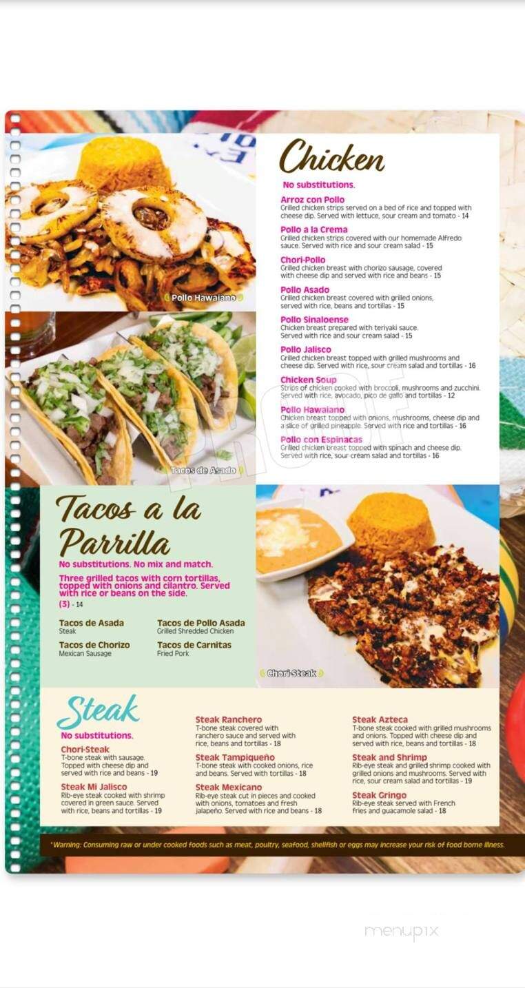 Mi Jalisco Mexican Restaurant - Melbourne, FL menu_pic
