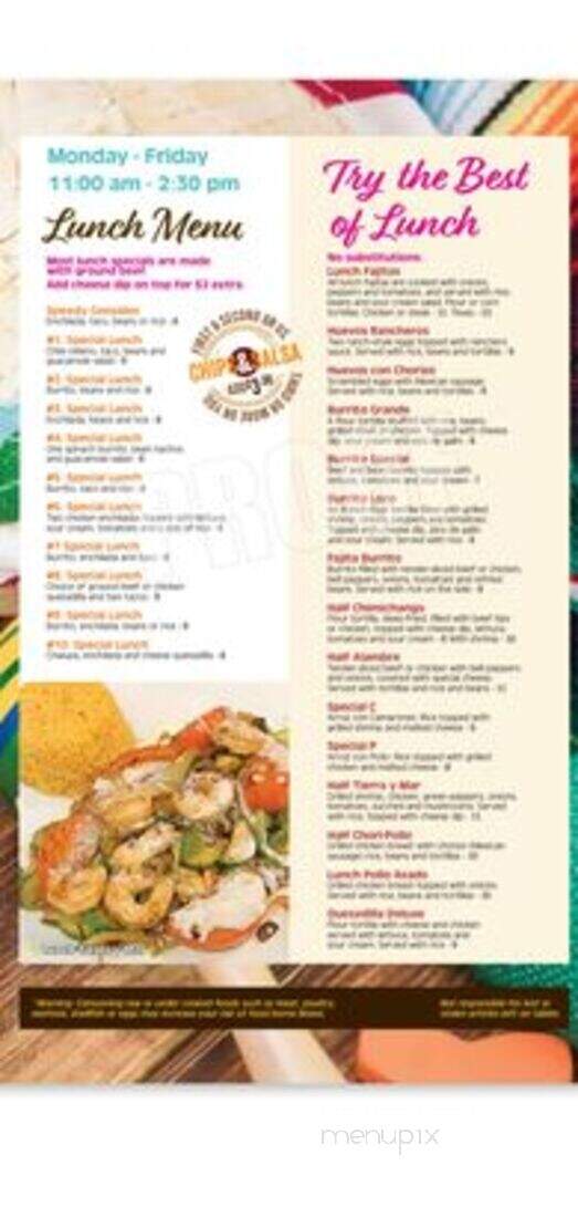 Mi Jalisco Mexican Restaurant - Melbourne, FL menu_pic