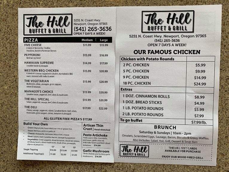The Hill Buffet and Grill - Newport, OR