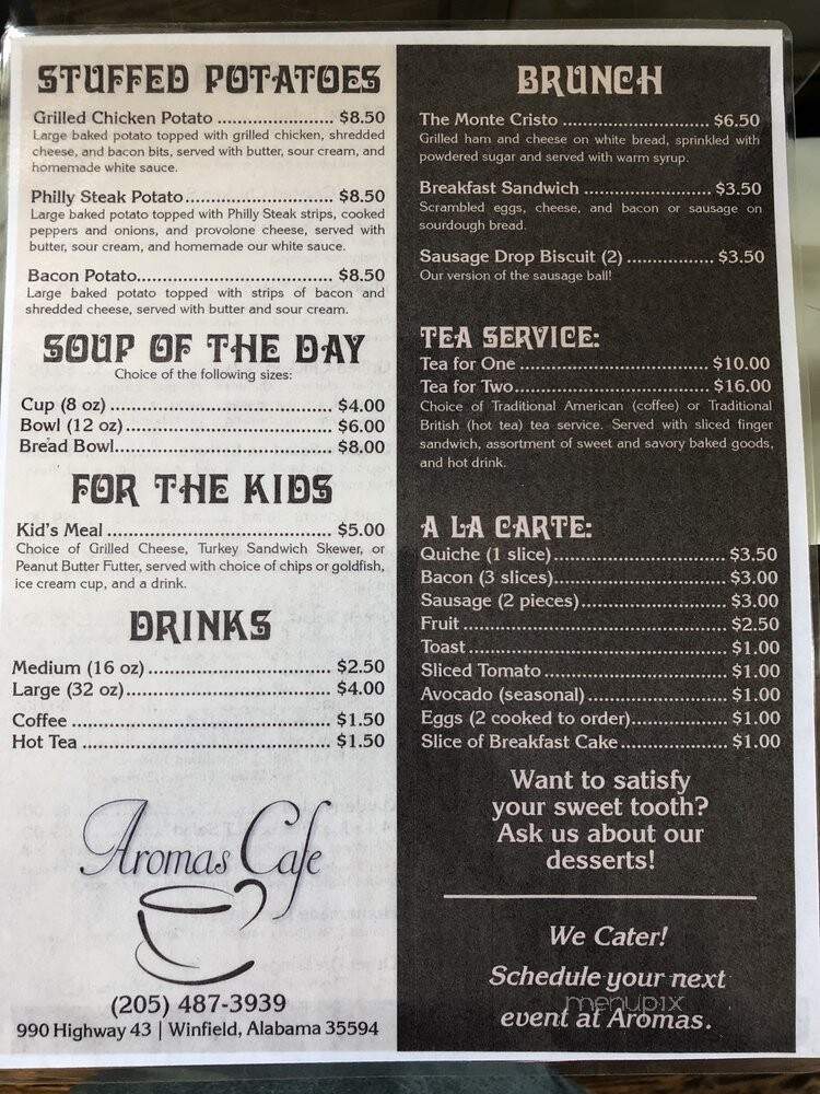 Aroma Cafe & Coffee Bar - Winfield, AL