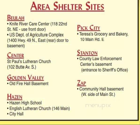 Dam Bar & Steakhouse - Pick City, ND menu_pic
