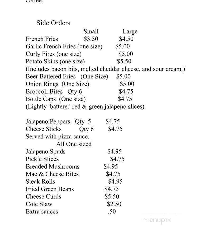 Jonesport Pizza Shop - Jonesport, ME menu_pic