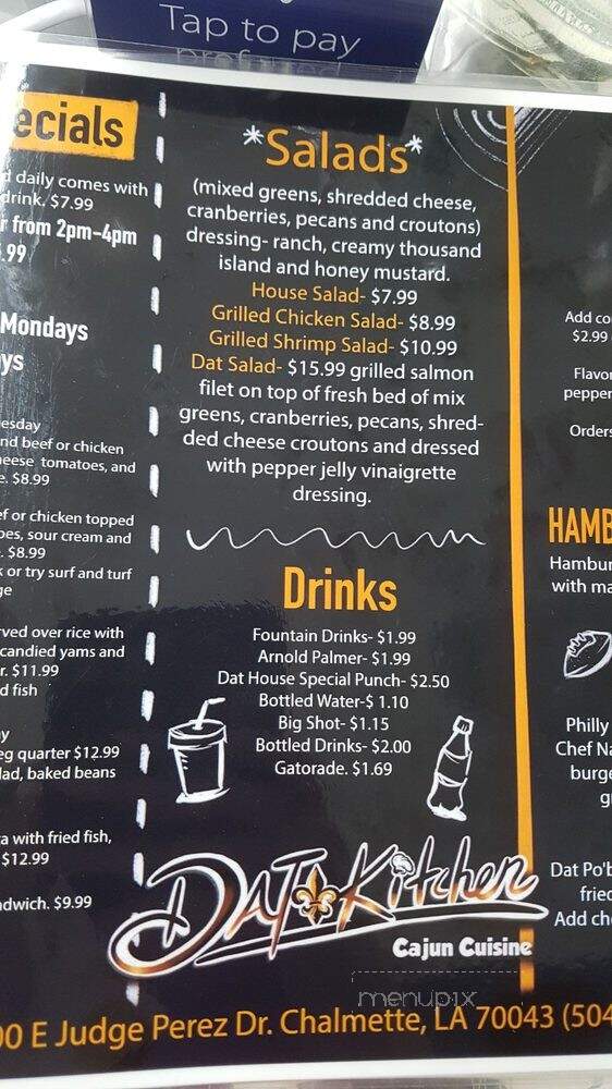 Dat Kitchen - Chalmette, LA menu_pic