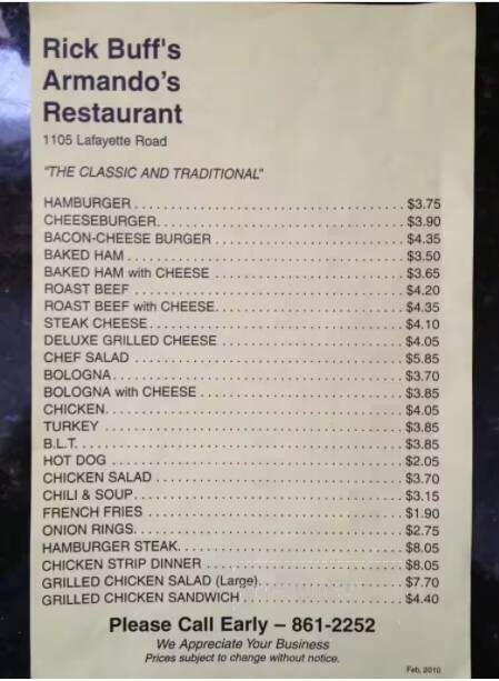 Armandos - Rossville, GA menu_pic
