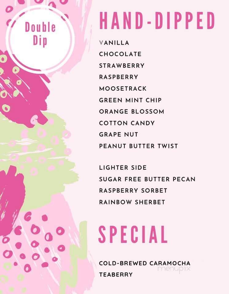 Double Dip Drive-In - Fannettsburg, PA menu_pic