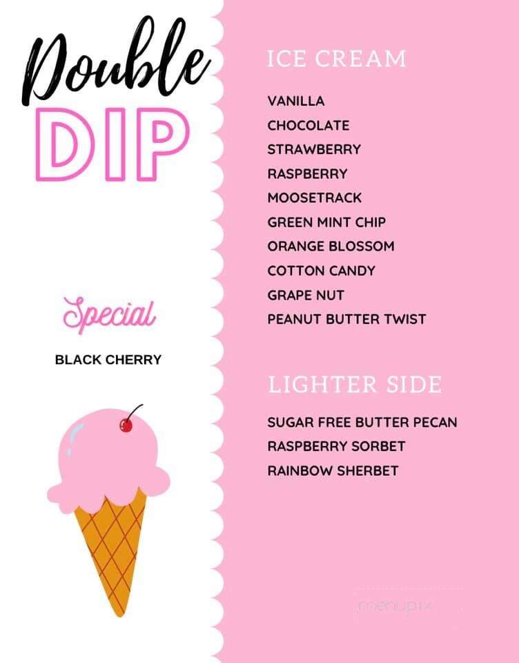 Double Dip Drive-In - Fannettsburg, PA menu_pic