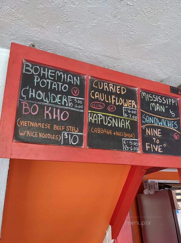 Czarnuszka Soup Bar - Ephraim, WI menu_pic