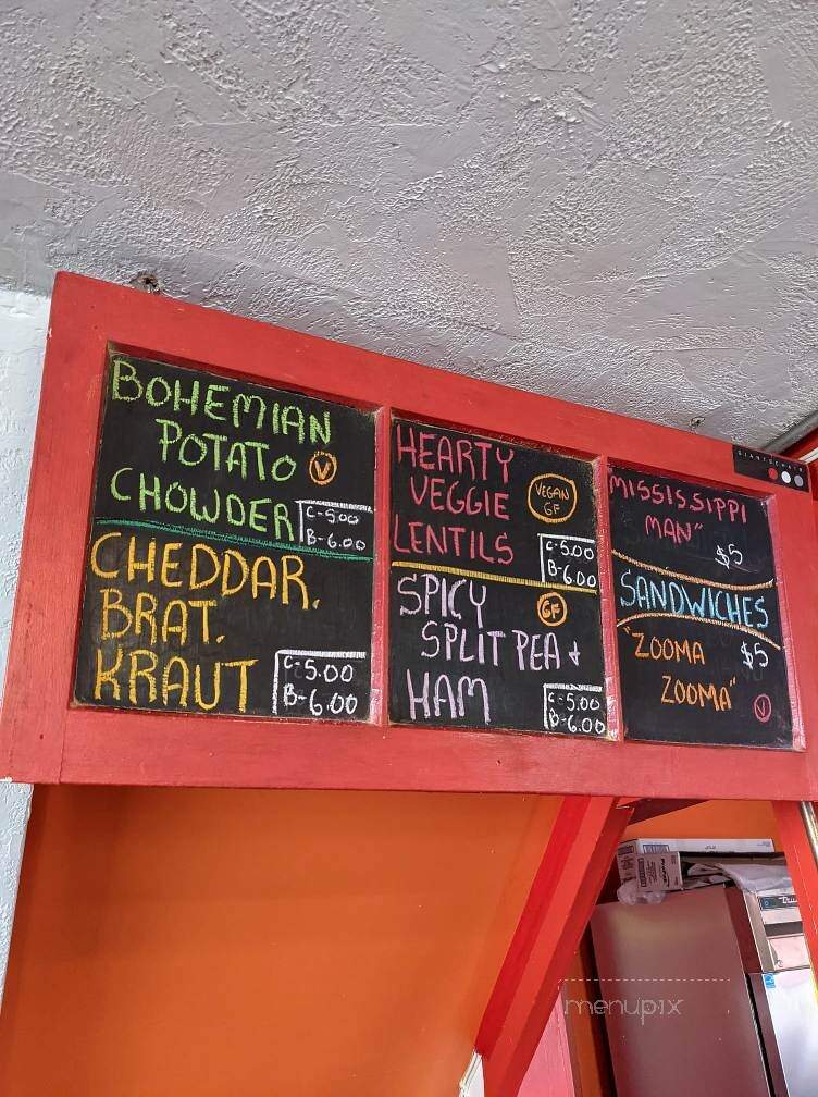 Czarnuszka Soup Bar - Ephraim, WI menu_pic