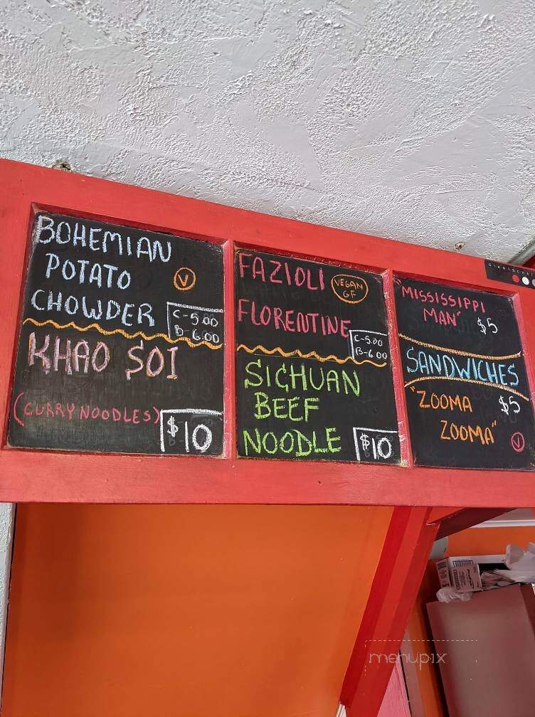 Czarnuszka Soup Bar - Ephraim, WI menu_pic