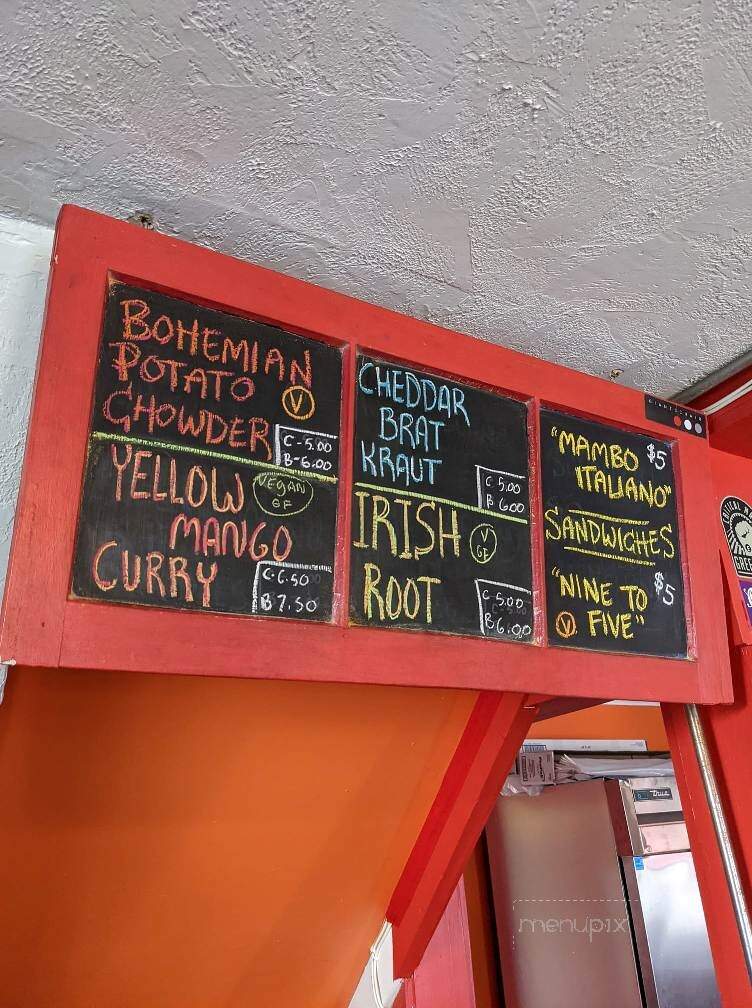 Czarnuszka Soup Bar - Ephraim, WI menu_pic