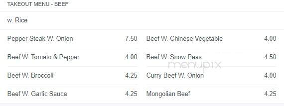 New Chinamen's Buffet - Colonial Heights, VA menu_pic