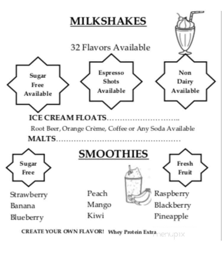 The Daily Scoop On Main - Shallotte, NC menu_pic