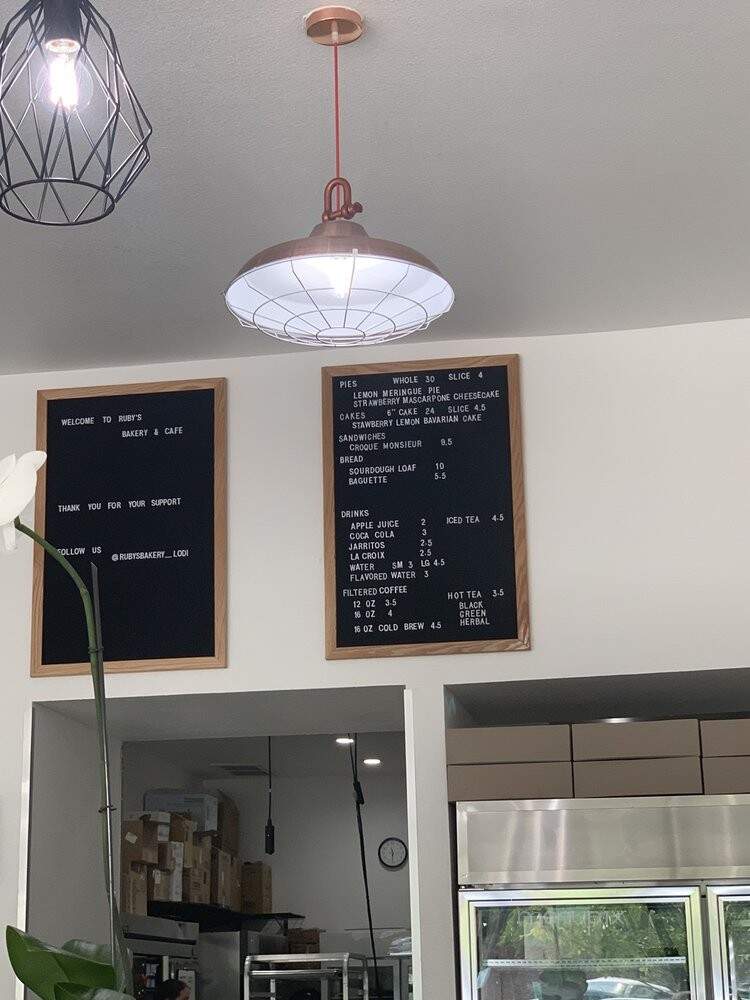 Ruby's Bakery and Cafe - Lodi, CA menu_pic