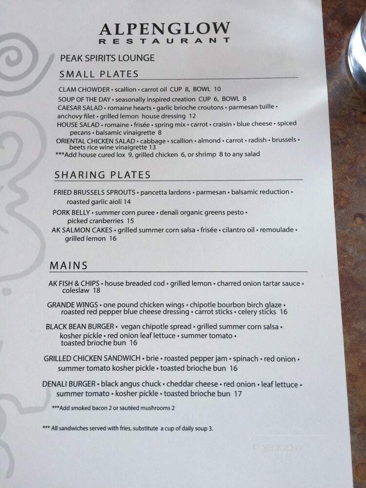 Alpenglow - Denali National Park, AK menu_pic