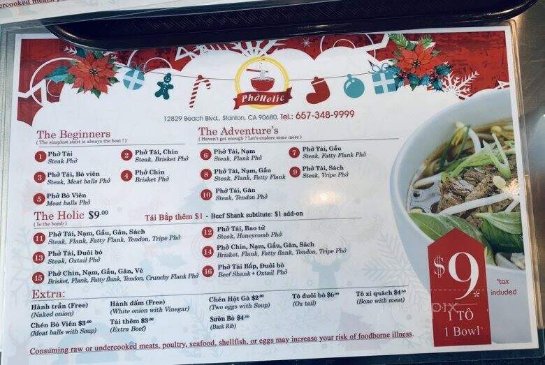 PhoHolic - Stanton, CA menu_pic