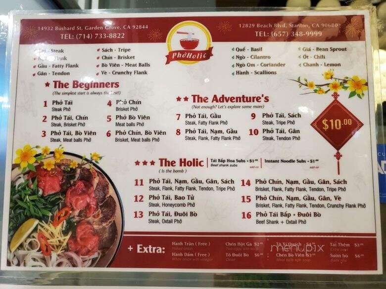 PhoHolic - Stanton, CA menu_pic