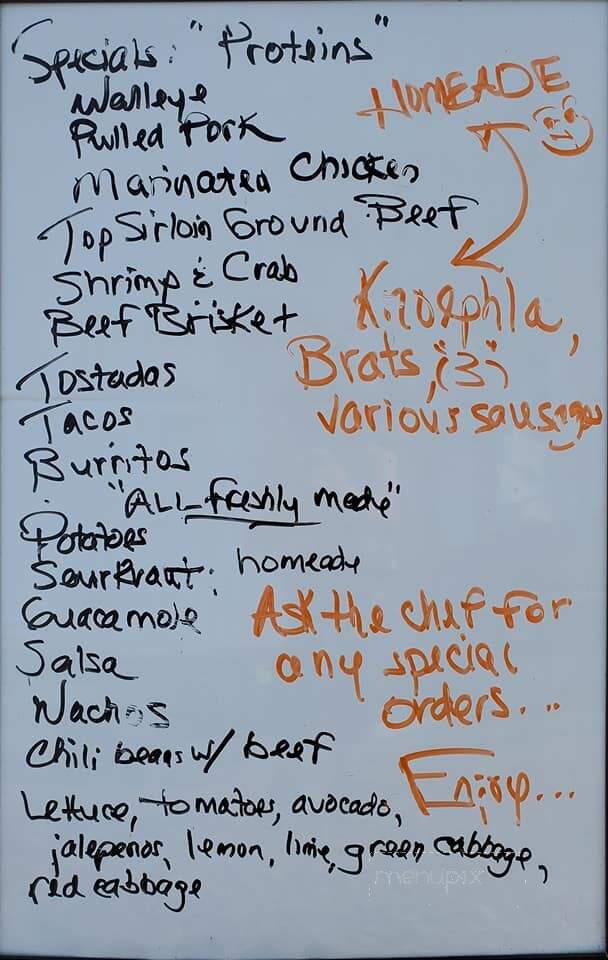 Broken Oar Bar - Mandan, ND menu_pic