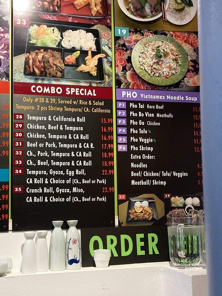 Oyiso Teriyaki - Ferndale, WA menu_pic